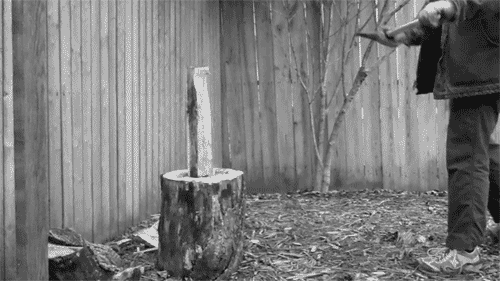 chopping-wood